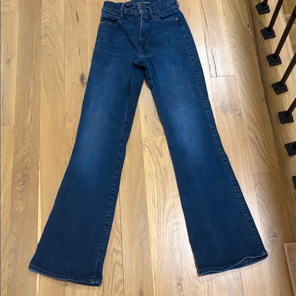Lucky Brand Uni Boot Jeans dark wash Womens sz 1